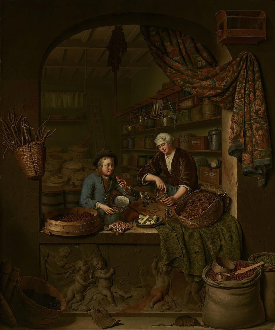 Un negozio di alimentari - Koninklijk Kabinet van Schilderijen Mauritshuis